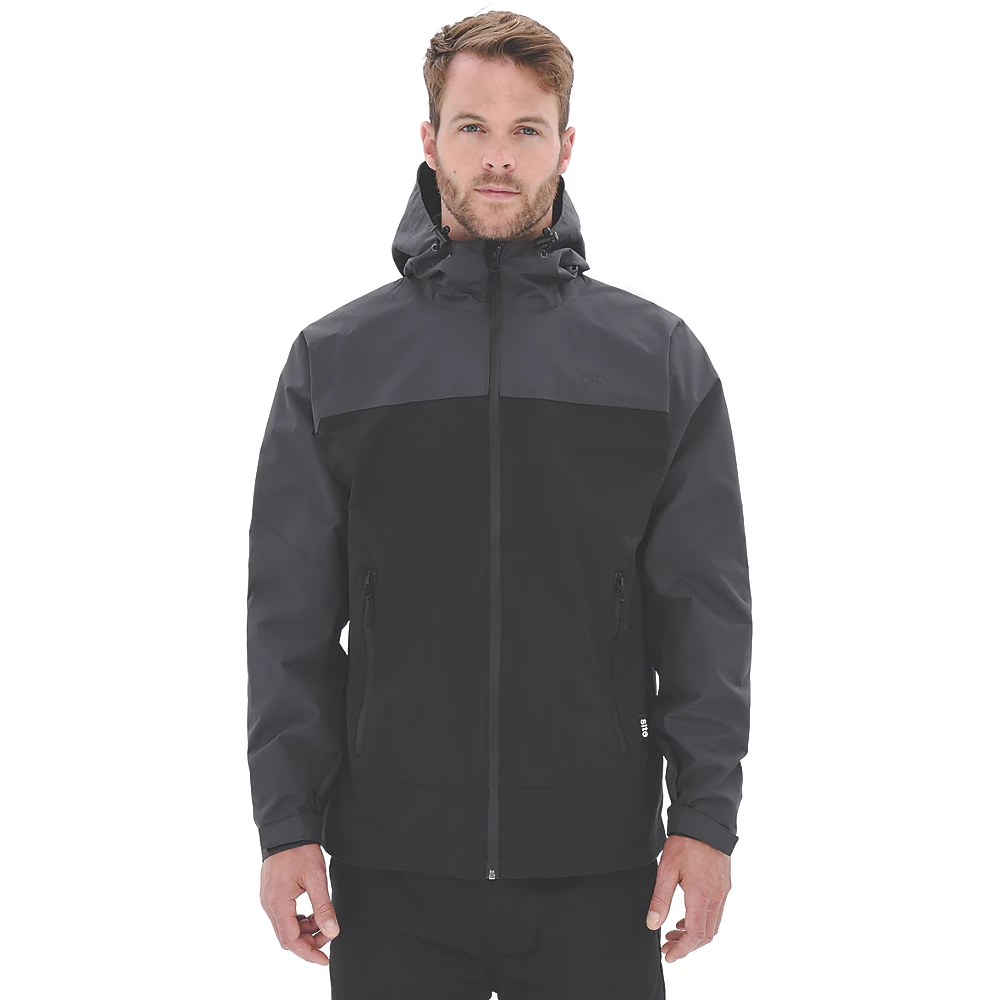Blouson Imperméable Site Ninebark Gris / Noir Taille M, Tour De Poitrine 39" 5 Blouson Imperméable Site Ninebark Gris / Noir Taille M, Tour De Poitrine 39" – Image 5