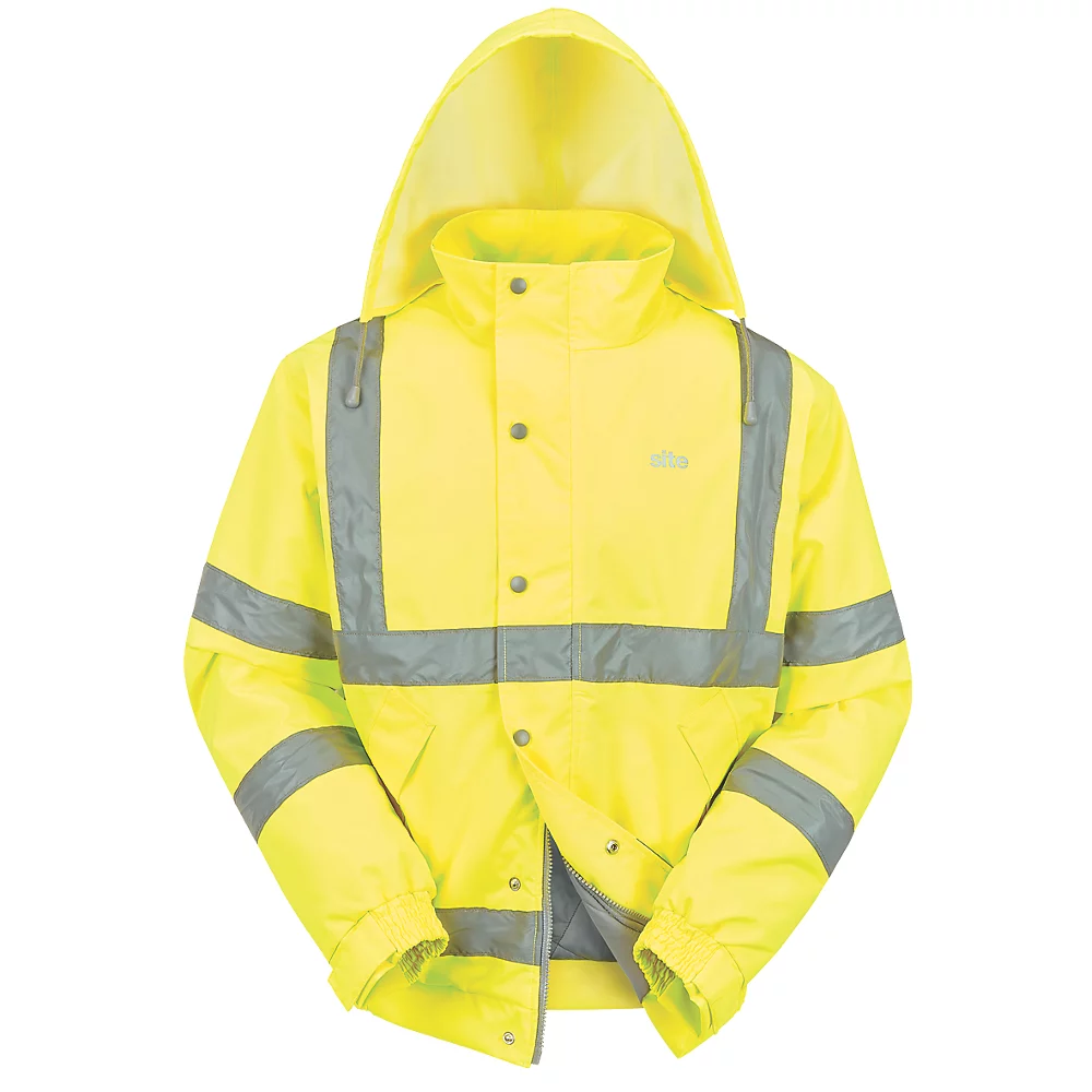 Blouson Aviateur Haute Visibilité Site Battell Jaune Taille XXL, Tour De Poitrine 55" 2 Blouson Aviateur Haute Visibilité Site Battell Jaune Taille XXL, Tour De Poitrine 55" – Image 2