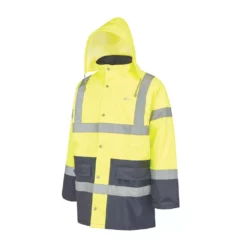 Blouson Haute Visibilité Site Shackley Jaune/bleu Marine Taille XL, Tour De Poitrine 58"