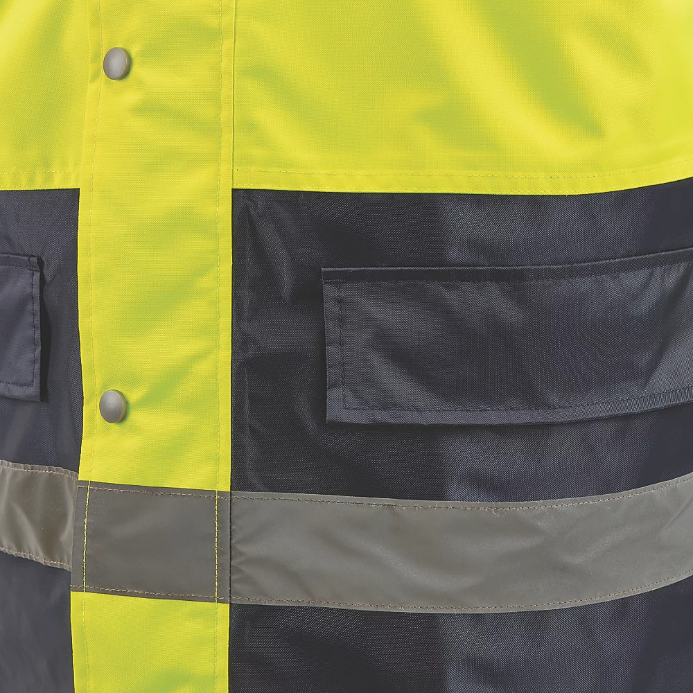 Blouson Haute Visibilité Site Shackley Jaune/bleu Marine Taille XL, Tour De Poitrine 58" 8 Blouson Haute Visibilité Site Shackley Jaune/bleu Marine Taille XL, Tour De Poitrine 58" – Image 8
