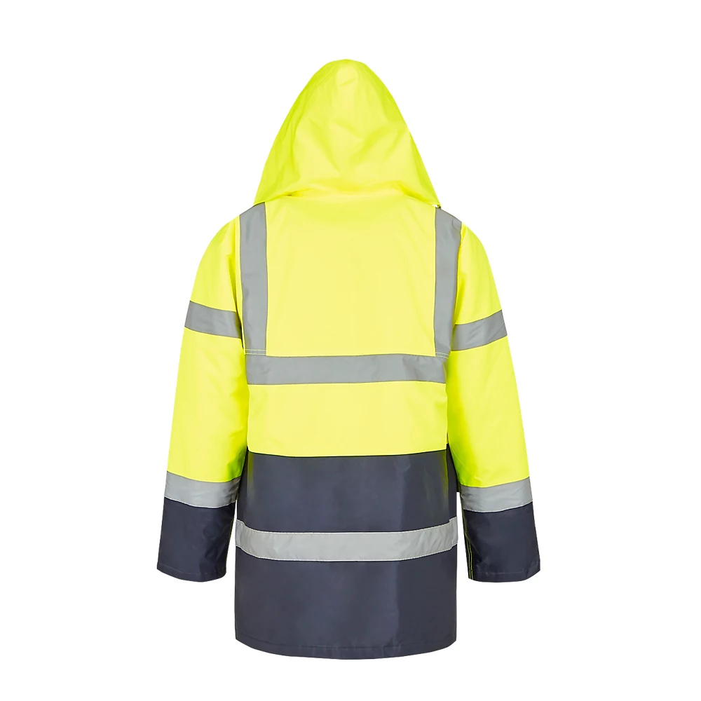 Blouson Haute Visibilité Site Shackley Jaune/bleu Marine Taille L, Tour De Poitrine 54" 3 Blouson Haute Visibilité Site Shackley Jaune/bleu Marine Taille L, Tour De Poitrine 54" – Image 3