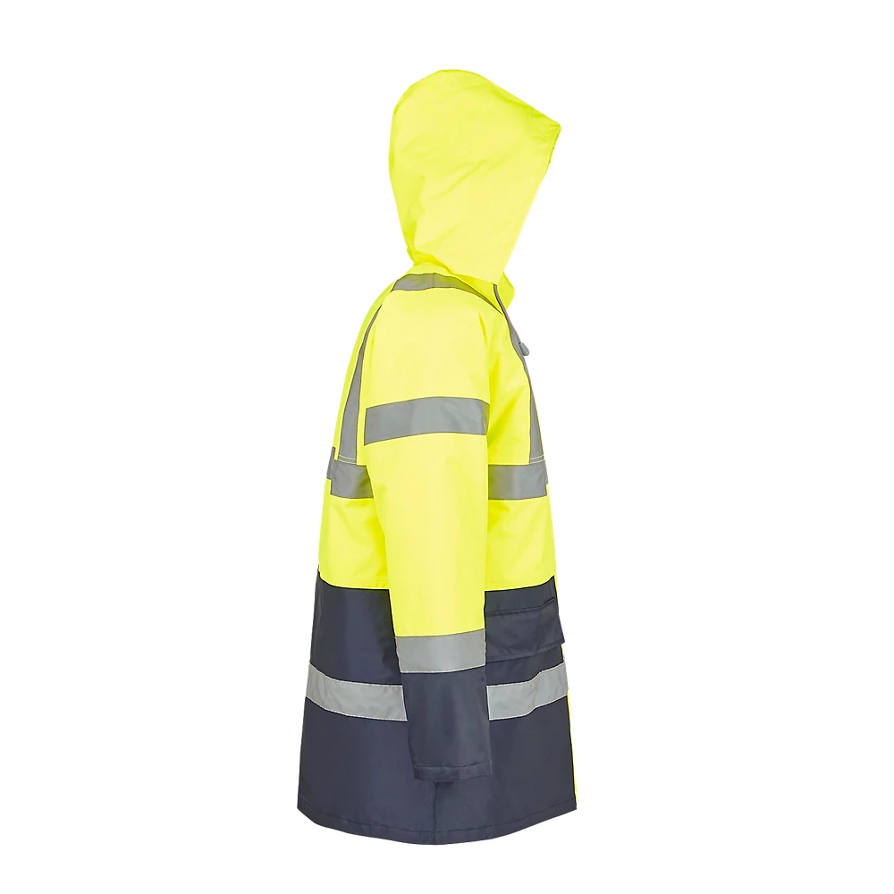 Blouson Haute Visibilité Site Shackley Jaune/bleu Marine Taille L, Tour De Poitrine 54" 4 Blouson Haute Visibilité Site Shackley Jaune/bleu Marine Taille L, Tour De Poitrine 54" – Image 4