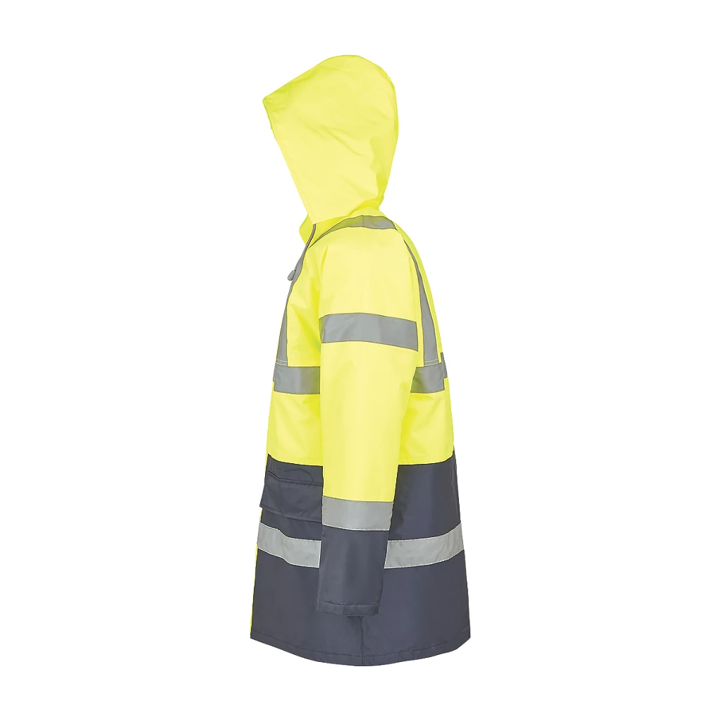Blouson Haute Visibilité Site Shackley Jaune/bleu Marine Taille M, Tour De Poitrine 51" 5 Blouson Haute Visibilité Site Shackley Jaune/bleu Marine Taille M, Tour De Poitrine 51" – Image 5