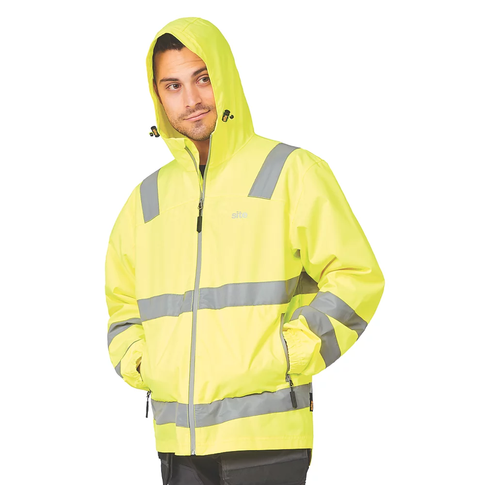 Blouson Léger Haute Visibilité Site Harvell Jaune Taille XL, Tour De Poitrine 52" 5 Blouson Léger Haute Visibilité Site Harvell Jaune Taille XL, Tour De Poitrine 52" – Image 5