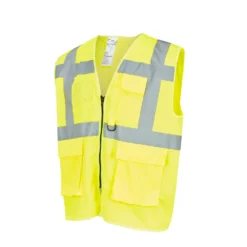 Gilet Haute Visibilité Site Ruckwood Jaune Taille L / XL, Tour De Poitrine 50"