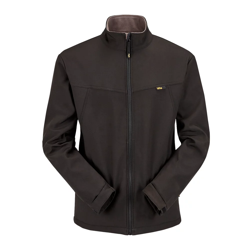 Blouson Softshell Site Harlin Noir Taille L, Tour De Poitrine 50" 2 Blouson Softshell Site Harlin Noir Taille L, Tour De Poitrine 50" – Image 2