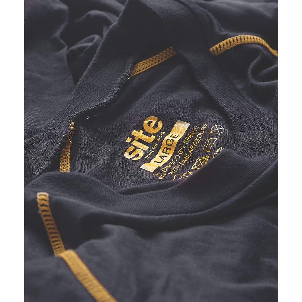 T-shirt à Manches Longues Site Base Layer Noir Taille M, Tour De Poitrine 38" 7 T-shirt à Manches Longues Site Base Layer Noir Taille M, Tour De Poitrine 38" – Image 7