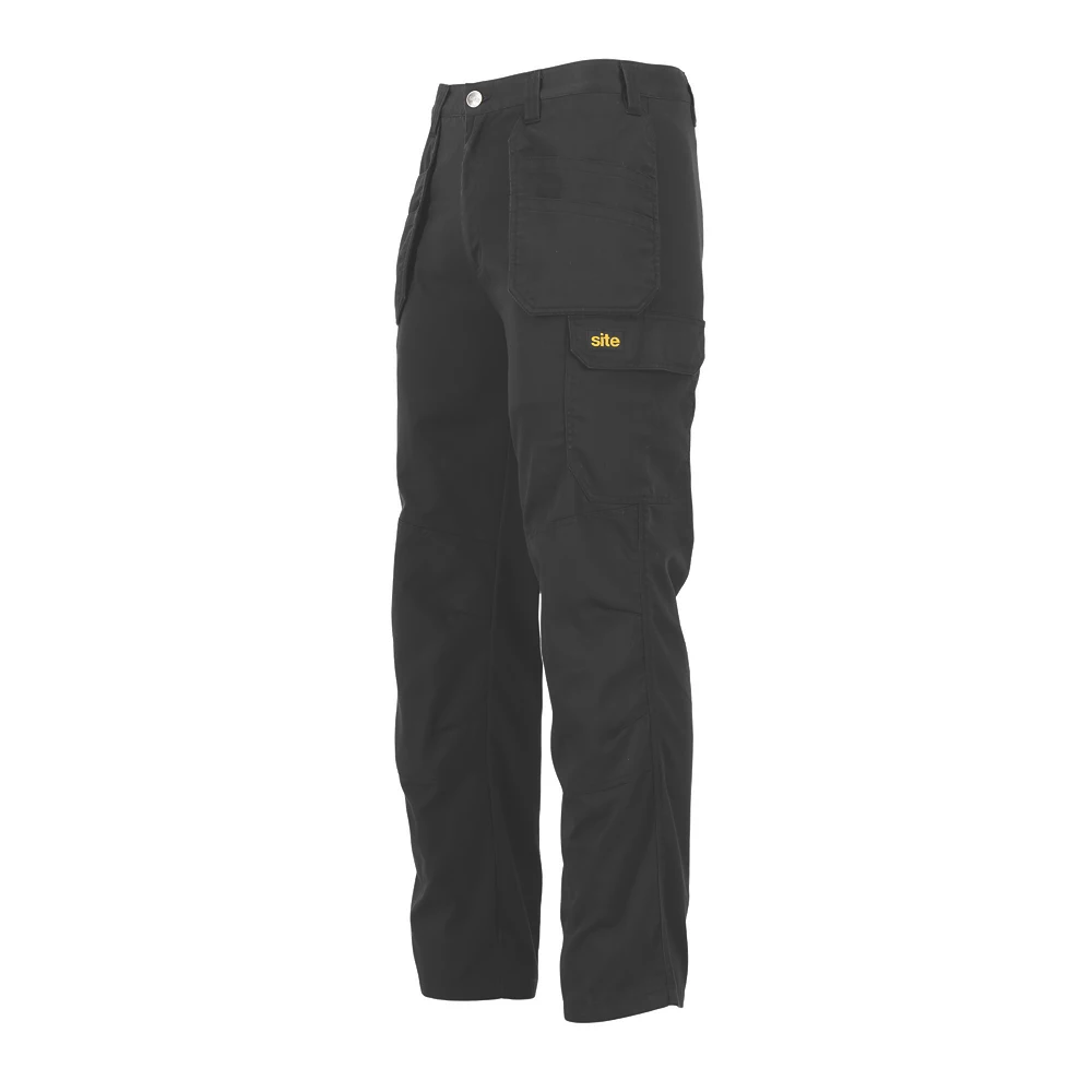Pantalon à Poches étui Site Dunbar Noir, Tour De Taille 32", Longueur De Jambe 32" 1 Pantalon à Poches étui Site Dunbar Noir, Tour De Taille 32", Longueur De Jambe 32"