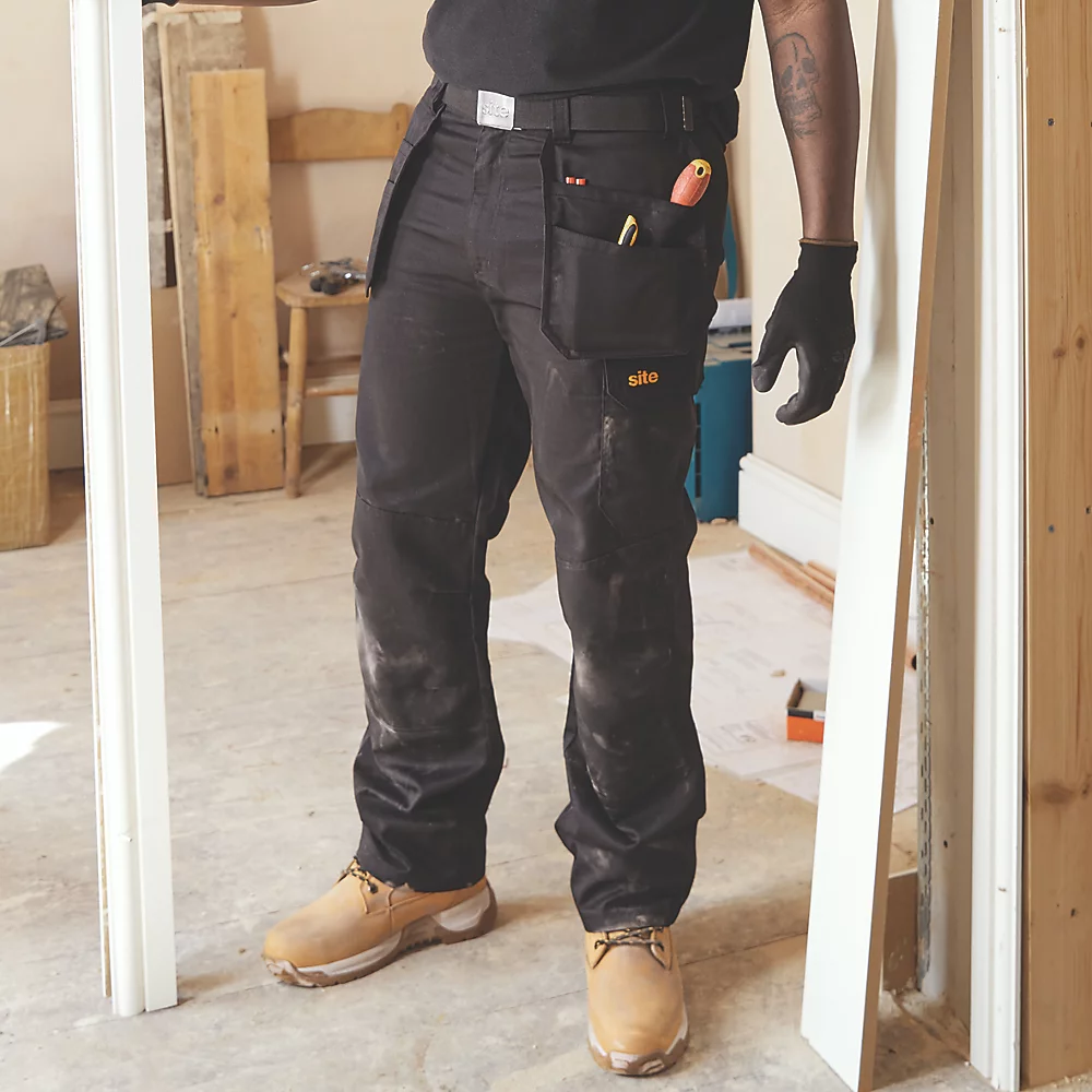 Pantalon à Poches étui Site Dunbar Noir, Tour De Taille 32", Longueur De Jambe 32" 6 Pantalon à Poches étui Site Dunbar Noir, Tour De Taille 32", Longueur De Jambe 32" – Image 6