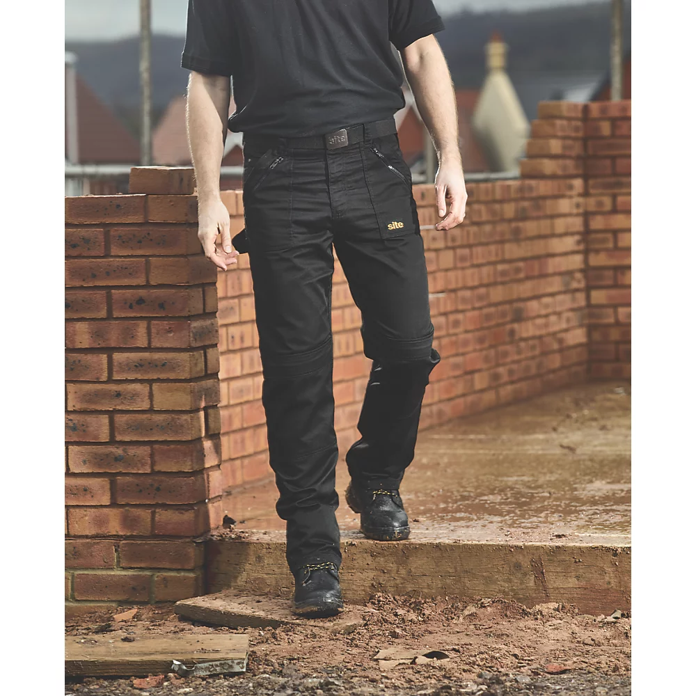 Pantalon Site Beagle Noir, Tour De Taille 32" Et Longueur De Jambe 32" 7 Pantalon Site Beagle Noir, Tour De Taille 32" Et Longueur De Jambe 32" – Image 7