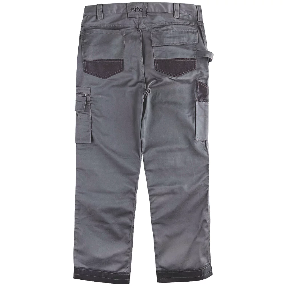 Pantalon De Travail Site Jackal Gris / Noir, Tour De Taille 38" Et Longueur De Jambe 32" 2 Pantalon De Travail Site Jackal Gris / Noir, Tour De Taille 38" Et Longueur De Jambe 32" – Image 2