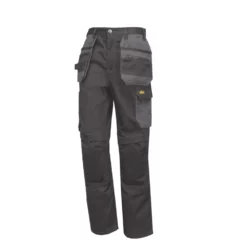 Pantalon à Poches étui Site Coppell Noir/gris, Tour De Taille 40", Longueur De Jambe 32"