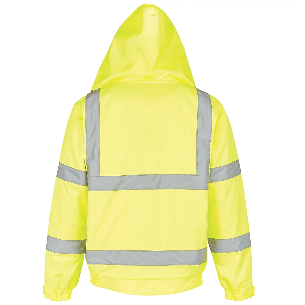 Blouson Aviateur Haute Visibilité Site Battell Jaune Taille M, Tour De Poitrine 50" 3 Blouson Aviateur Haute Visibilité Site Battell Jaune Taille M, Tour De Poitrine 50" – Image 3