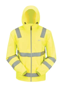 Blouson Léger Haute Visibilité Site Harvell Jaune Taille L, Tour De Poitrine 50"