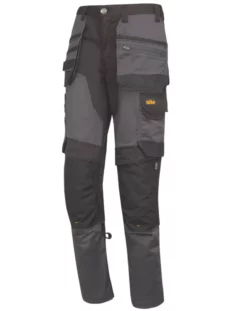 Pantalon à Poches étui Extensible Site Bolden Gris/noir, Tour De Taille 40", Longueur De Jambe 32"