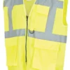 Gilet Haute Visibilité Site Ruckwood Jaune Taille S / M, Tour De Poitrine 48"