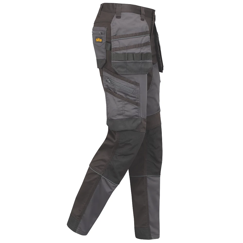 Pantalon à Poches étui Extensible Site Bolden Gris/noir, Tour De Taille 34", Longueur De Jambe 32" 3 Pantalon à Poches étui Extensible Site Bolden Gris/noir, Tour De Taille 34", Longueur De Jambe 32" – Image 3